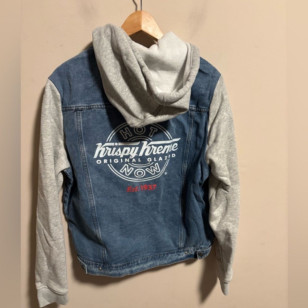RARE Krispy Kreme Limited Edition Denim Jacket- Size Large (unisex)